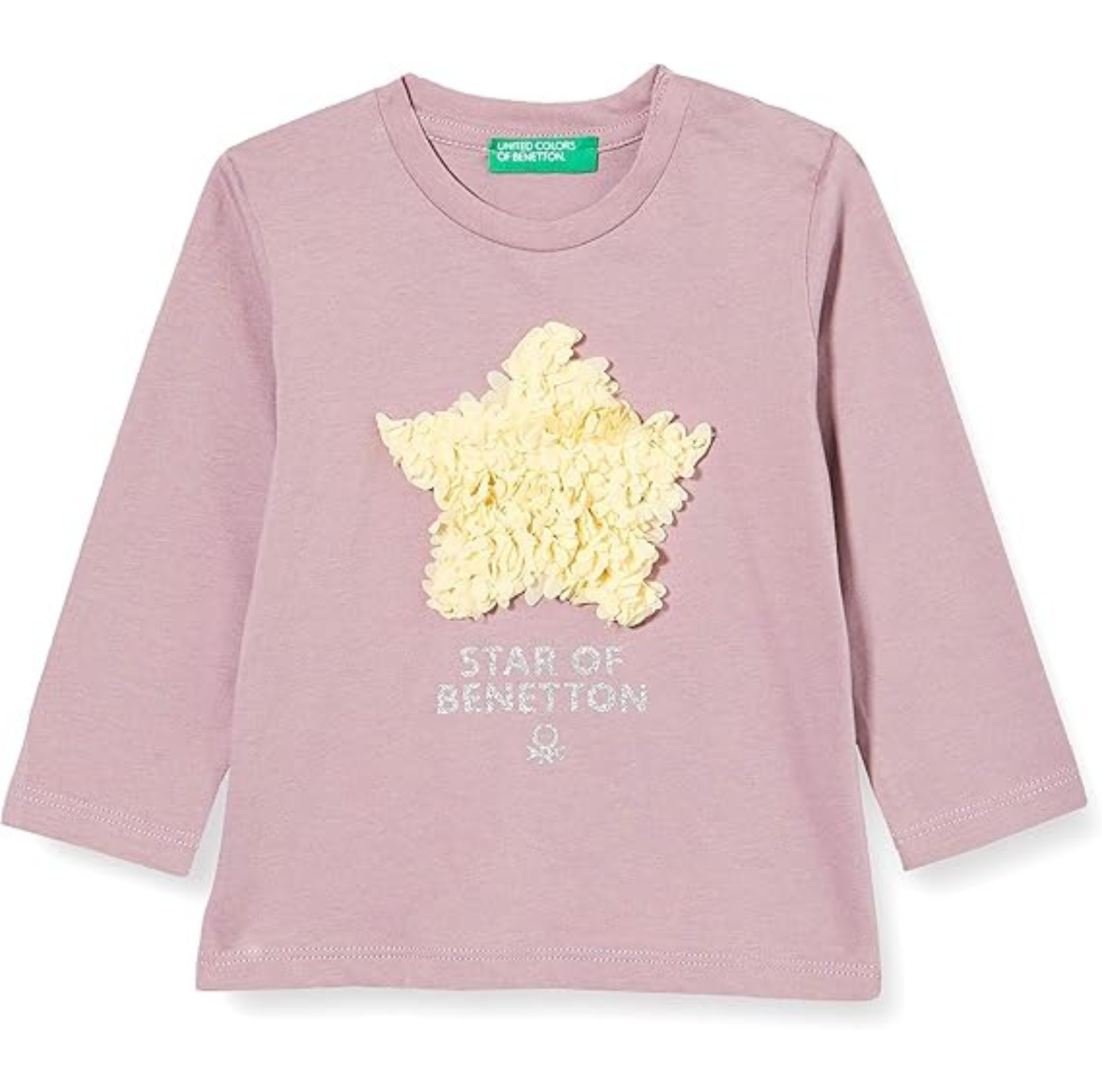 Long sleeved top with application, UNITED COLORS OF BENETTON