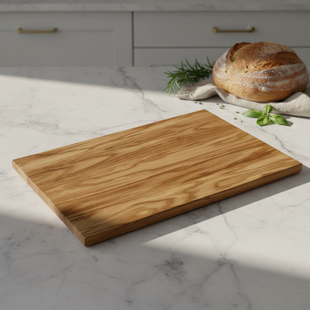 Handcrafted Solid Oak Cutting & Serving Board